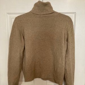 Tan Turtleneck Sweater ✨
